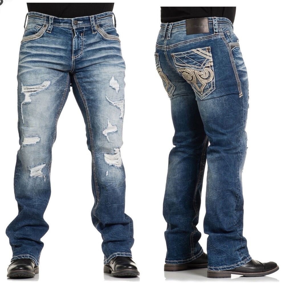 Affliction Blake Boulder Blue Denim Jeans